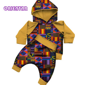 2 pezzi set di vestiti con stampa africana per bambini - Product Image 3