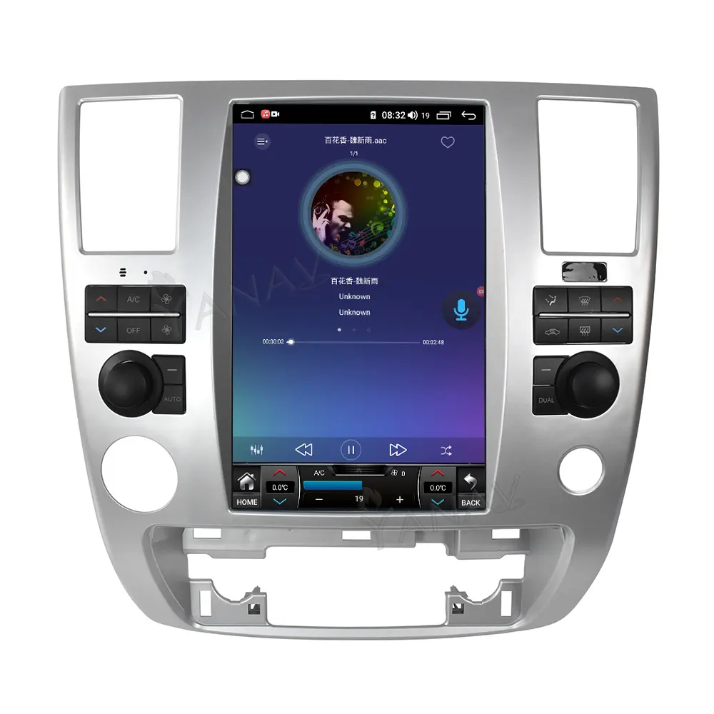 Radio Mobil untuk Infiniti QX56 & Nissan Armada 2009-2010 Pemutar Android Navigasi GPS Layar HD Sentuh Tesla Multimedia Carplay