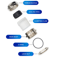 Presse-étoupe basse tension en laiton nickelé PULTE PG36 |   Connecteur métallique étanche IP68 certifié CE/ROHS 24-32mm électrique