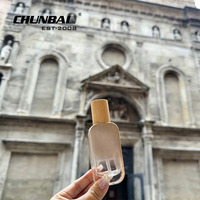 Flacon de parfum transparent rechargeable vide pour voyage, avec bouchon magnétique, impression personnalisée, tailles personnalisables de 5 à 100 ml