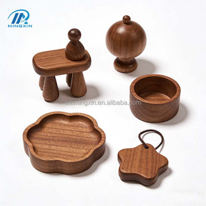 Accessoires en bois naturel de haute qualité personnalisables pour les travaux culturels et créatifs, conçus avec expertise pour le perçage et le brochage - Product Image 3
