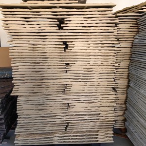 Panneaux en mousse de <span class=keywords><strong>pierre</strong></span> de polyuréthane PU insonorisants et imperméables haute densité pour murs extérieurs, 3D, modernes, pour usage domestique - Product Image 6