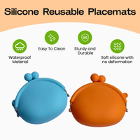 Logo personnalisé fermeture femmes silicone cercle porte-monnaie écologique portable mini pochette étanche personnalisable sac pour les filles