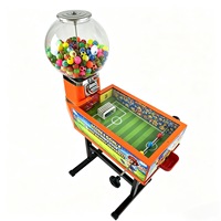 Nouvelle machine distributrice de balles rebondissantes de style football avec fonctionnement par pièces/jetons