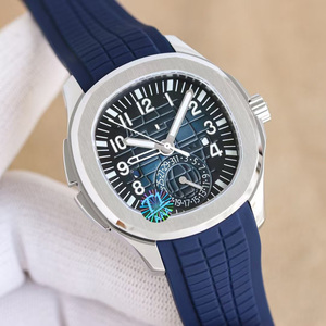 Đồng hồ cơ Patek Philippe 40mm Sapphire cao cấp, dòng 5168, kim dạ quang, dây thép không gỉ với kim cao su - Product Image 6