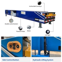 Chargeur de marchandises électrique mobile à distance pour entrepôt, chargement et déchargement de camions, convoyeurs, machine à convoyeur à bande télescopique