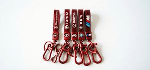 Llaveros Personalizados al por Mayor con Logotipo, Llavero de Cuero de Lujo con Clip Metálico, Accesorios Automotrices, 5 Colores Disponibles - Product Image 4
