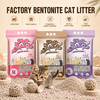 Usine OEM ODM : Litière pour chat en bentonite de sodium, forte agglomération, sans poussière, emballage personnalisé