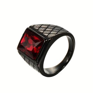 Anillo de Sello Chapado en Oro con Amatista, Gema Púrpura Intensa, Superficie Texturizada, Anillo de Lujo para Hombre, Diseño Vintage Atrevido - Product Image 3