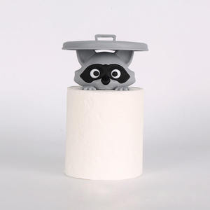 Portarrollos de Papel Higiénico con Diseño de Mapache Impreso en 3D, Personalizable de Fábrica, Divertido y Original, Regalo Novedoso para Baño - Product Image 6