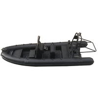 Bateaux familiaux gonflables en aluminium Hypalon/PVC de haute qualité Ocean 18ft RIB560