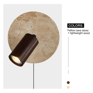 Энергосберегающий уличный светодиодный 7 Вт комнатный коридор Лестница Внутренний двор украшение натуральный желтый пещерный камень настенный светильник - Product Image 4