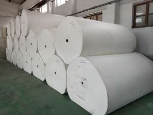 Màu trắng nguyên liệu, Polypropylene vải không dệt bán buôn không thấm nước <span class=keywords><strong>PP</strong></span> spunbond vải cuộn - Product Image 6