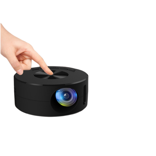 Cheap Low Price Pocket Video Projector Home Theater Usb Powered Portable Projector Yt200 Mini Round Projector
