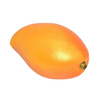 Jouets anti-stress en mousse PU, jaune mangue, souples et à remontée lente