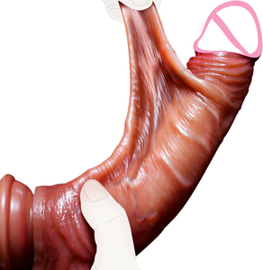 Kleine realistische Textur Weiche medizinische Silikon Slid-fähige Haut <span class=keywords><strong>Dildo</strong></span> mit Saugnapf für Anfänger taktil - Product Image 1