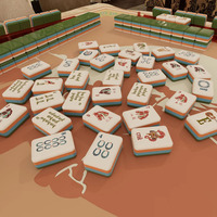 Jeu de Mahjong Américain Personnalisé en Gros, 160 Tuiles, Thème Cowboy Western, Tuiles de Mahjong en Acrylique, Jeu de Table Familial