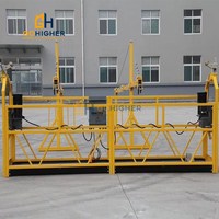 Plateforme suspendue temporaire pour travaux en hauteur, échafaudage suspendu, construction, Hebei Zlp630, plateforme suspendue à corde pour travaux en hauteur