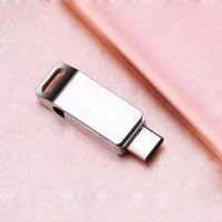 USB 3,0 Mini USB Memory Stick 8GB 16GB 32GB 128GB Metal USB Drive Dual Type-C Interfaces para Android Nuevo 64GB PendiDrive Style