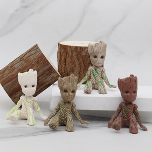 Adornos de Plástico, <span class=keywords><strong>Juguete</strong></span> de <span class=keywords><strong>Groot</strong></span>, Maceta con Forma de Mano, Figura de Acción de Anime en PVC Duro 3D, Maceta de Baby <span class=keywords><strong>Groot</strong></span> - Product Image 2