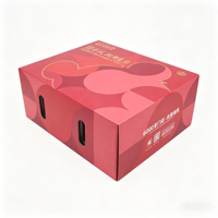 Boîtes en carton ondulé personnalisées pour l'emballage des fraises et des cerises, boîtes en carton léger pour l'exportation