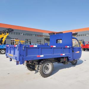 רב כוח סוס כבד כבד כבד סגור לחלוטין מטען דיזל אופנוע מזבלה תלת אופן עם מיכל שמן וצמיגים - Product Image 3