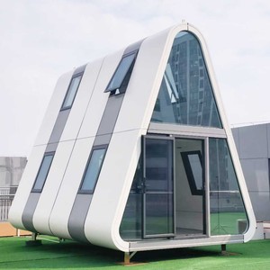 Luban Cabin Frame Low-rise Villa Casa modular con aislamiento térmico Casa triangular pequeña prefabricada para hotel - Product Image 2