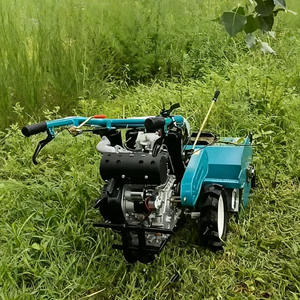 Piccolo frantoio <span class=keywords><strong>a</strong></span> <span class=keywords><strong>mano</strong></span> e tosaerba da frutteto per il diserbo di alberi e terre desolate. - Product Image 4