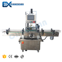 Machine de remplissage et de bouchage automatique linéaire à piston multi-têtes pour huile essentielle d'amande douce, flacon en plastique, 30 BPM, 10-100 ml