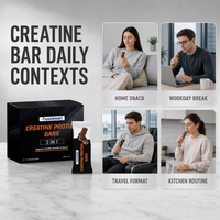 Barres protéinées au whey et à la créatine personnalisées, nutrition sportive naturelle pour adultes, collation énergétique, complément pré-entraînement, ODM, étiquette privée, vente en gros