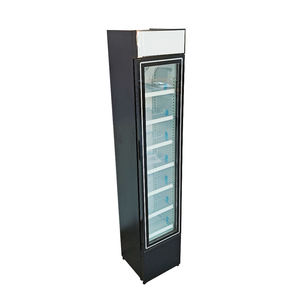 Vitrine réfrigérée verticale mince OUMEITE SC105H avec marbre et refroidissement par air pour sandwichs, boissons, gâteaux - Product Image 3