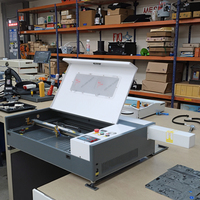 Machine de gravure laser portable 4060 la plus vendue, appareil de bureau durable pour les petites et moyennes entreprises