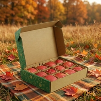 Caja de Embalaje de Cartón Corrugado Kraft de 125 g/m² con Logotipo Personalizado al por Mayor, Caja de Envío para Fruta Fresca, Precio de Fábrica, Caja a Granel con Logotipo