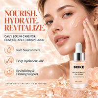 Sérum Probiotique Végétalien à la Pêche BEIKE OEM, Emballage Personnalisé, Marque Privée OEM, Soin de la Peau du Visage