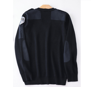 Pull tactique de sécurité pour hommes DFU110 bleu marine foncé - Product Image 2