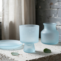 Gobelet en verre esthétique, gobelet à lait en verre 201-300 ml, adapté aux boissons et aux glaces, compatible lave-vaisselle