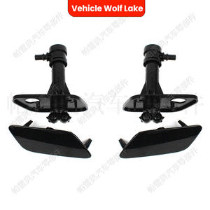 Buses de lave-phares Audi Q7 2016-2021 avec capuchons de protection, ensemble complet, buses injectrices mécaniques en ABS - Product Image 3