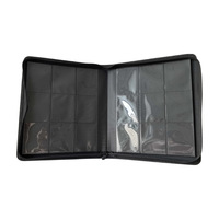 Carpeta de Almacenamiento de Documentos JIAYU de Cuero PU con Bloqueo RFID, 9 Compartimentos, 360 Bolsillos, Cierre de Cremallera, Impermeable, 30 mm de Grosor