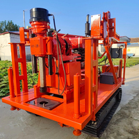 Machine d'échantillonnage de forages profonds XY-2B 500m avec structure d'alimentation hydraulique pour réduire le travail manuel sur site