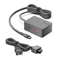 Chargeur rapide Gan 100W Prises EU US UK AU 2 ports 100W + USB-A Chargeur mural QC3.0