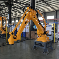 Robot de palettisation automatique, bras robotique industriel pour la manutention, le chargement, le déchargement et l'empilage de boîtes, sacs et cartons