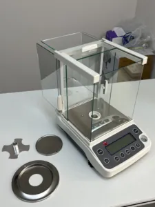 Hassas dijital elektronik Lab denge 500g analitik kapasite 300g & 100g ölçekler 1mg & 0.0001g okunabilirlik - Product Image 5