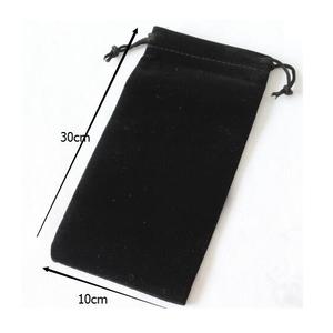 ถุงกำมะหยี่ทรงสี่เหลี่ยมผืนผ้า ขนาด 10x30 ซม. หลากสี พร้อมเชือกผูก สำหรับใส่ของขวัญงานแต่งงาน ขายส่ง 20 ชิ้น/ล็อต - Product Image 1