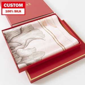 Khăn lụa in kỹ thuật số cao cấp, hình chữ nhật, dành cho nữ - Product Image 2