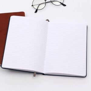 Customizable Logo Meeting Printed With Bookmark Pu Notebook for Promotion Business - Product Image 2