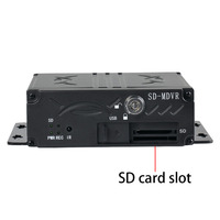 Caméra embarquée 1080P 4CH MDVR, système de caméra de sécurité vidéo mobile à double objectif pour camion, bus, camping-car, enregistreur de véhicule