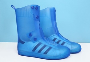 รองเท้าสวมคลุมเท้ากันน้ำกันลื่นหนาและทนทานต่อการฉีกขาด - Product Image 2