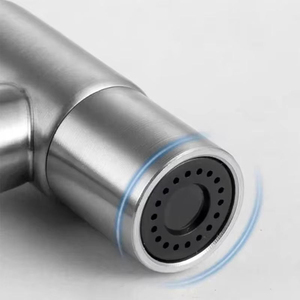 Moderno pulverizador de bidé de mano montado en la pared de acero inoxidable 304 cepillado <span class=keywords><strong>para</strong></span> inodoro, de fabricante. - Product Image 4