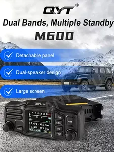 วิทยุสื่อสารติดรถยนต์ QYT KT-M600 รุ่น UV Dual-Band, แผงด้านหน้าถอดออกได้, ลำโพงคู่, กำลังส่งสูง 25 วัตต์ L814 - Product Image 1