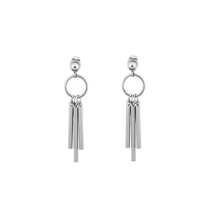 Meilleures ventes 2026 : Boucles d'oreilles pendantes carrées longues personnalisées, design minimaliste de niche, unisexe, bijoux tendance - Product Image 6